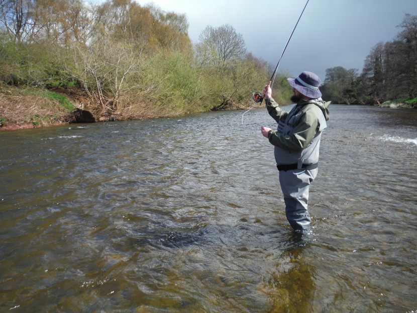 Fishing in a gale at Dinas